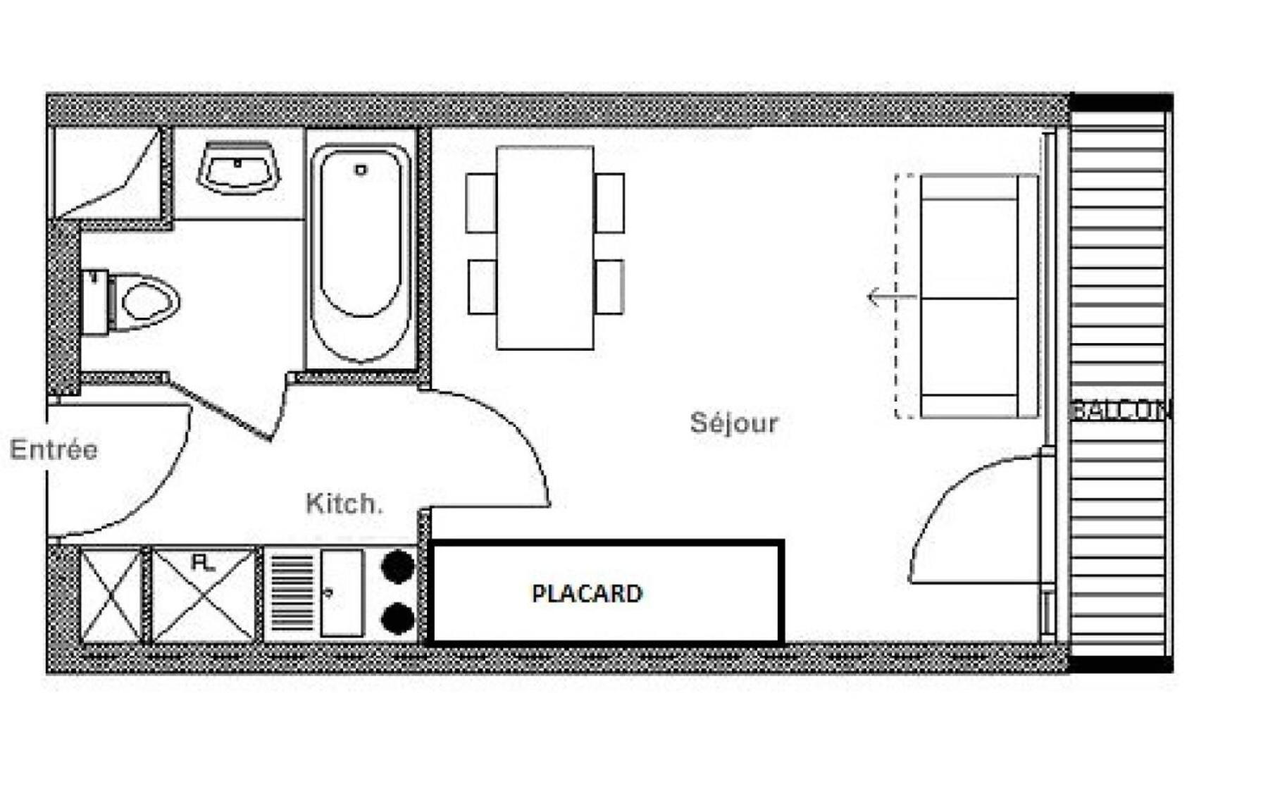 Residence Lac Du Lou - Studio Agreable - Ski Aux Pieds - Balcon Mae-2054 Saint-Martin-de-Belleville Bagian luar foto